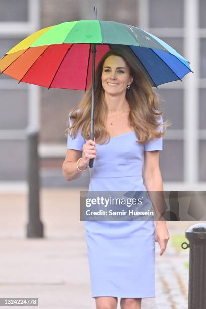 Catherine, Duchess of Cambridge launches her own Centre for Early Childhood to raise awareness of the importance of early years on June 18, 2021 in...