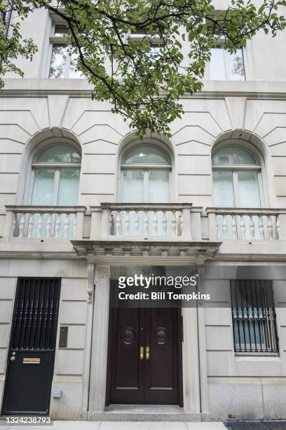 July 1: MANDATORY CREDIT Bill Tompkins/Getty Images 39 East 68th street. Former residence of Roy Cohn who was an American lawyer who came to...
