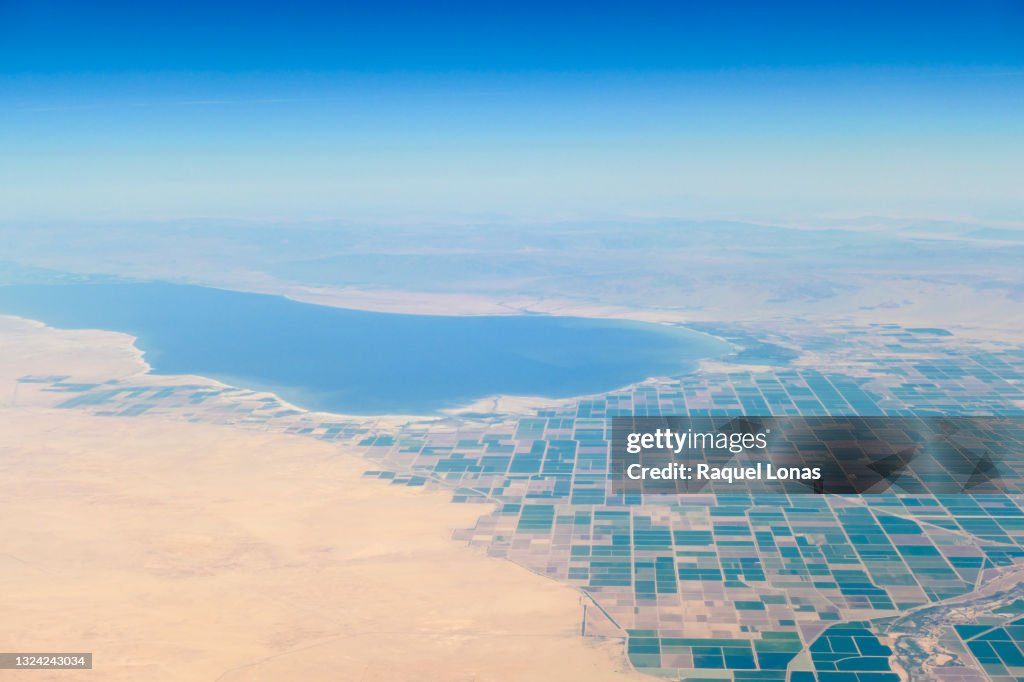 Salton Sea and area to the south