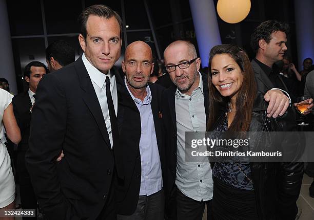 Will Arnett, guests and Andrea Bernholtz attend the launch of DumbDumb, Will Arnett & Jason Bateman's new comedic content & marketing company during...