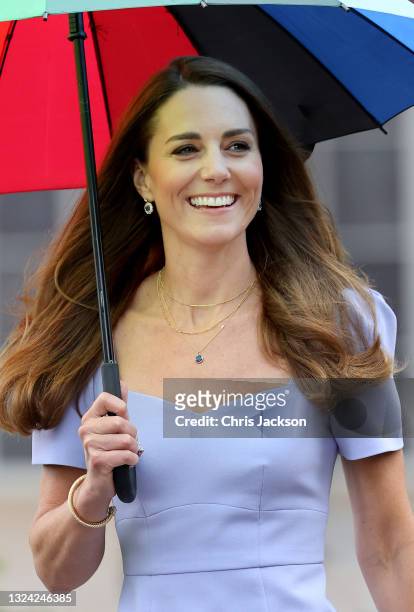 Catherine, Duchess of Cambridge at Kensington Palace on June 18, 2021 in London, England. The Duchess of Cambridge has launched her own Centre for...