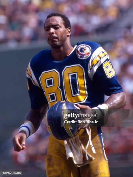 San Diego Chargers Tight End Kellen Winslow, circ.1984 in San Diego, California.