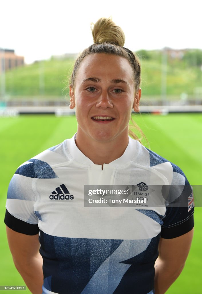 Meg Jones Rugby Partner Meg Jones of Great Britain poses for a photo to mark the official ...