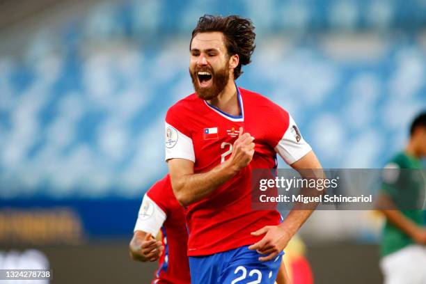 Chile v Bolivia: Group A - Copa America Brazil 2021, Nieuwsfoto's