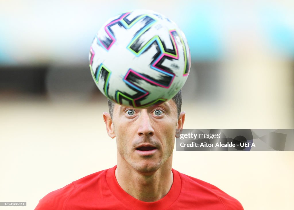 Poland Training Session and Press Conference - UEFA Euro 2020: Group E