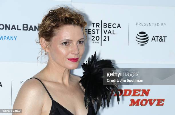 Actress Amy Seimetz attends the "No Sudden Move" premiere during the 2021 Tribeca Festival at The Battery on June 18, 2021 in New York City.