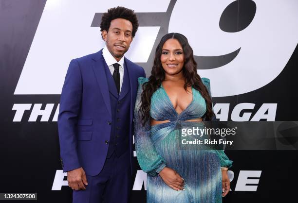 Ludacris and Eudoxie Mbouguiengue attend the Universal Pictures "F9" World Premiere at TCL Chinese Theatre on June 18, 2021 in Hollywood, California.