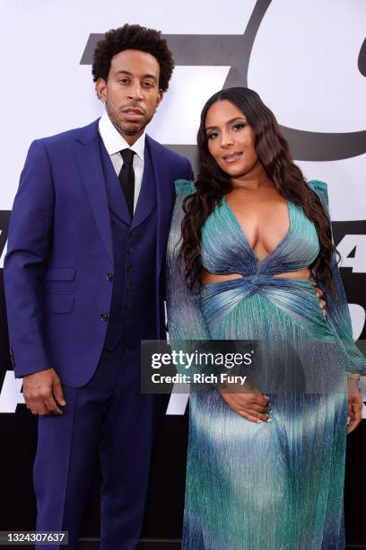 Ludacris and Eudoxie Mbouguiengue attend the Universal Pictures "F9" World Premiere at TCL Chinese Theatre on June 18, 2021 in Hollywood, California.