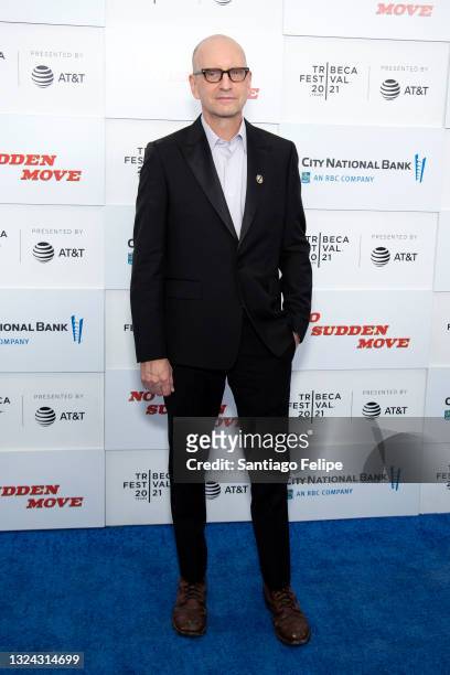 Steven Soderbergh attends 'No Sudden Move' during 2021 Tribeca Festival at The Battery on June 18, 2021 in New York City.
