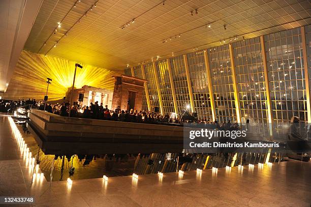 General view of atmosphere during the 2nd Annual "Change Begins Within" benefit celebration presented by the David Lynch Foundation at The...