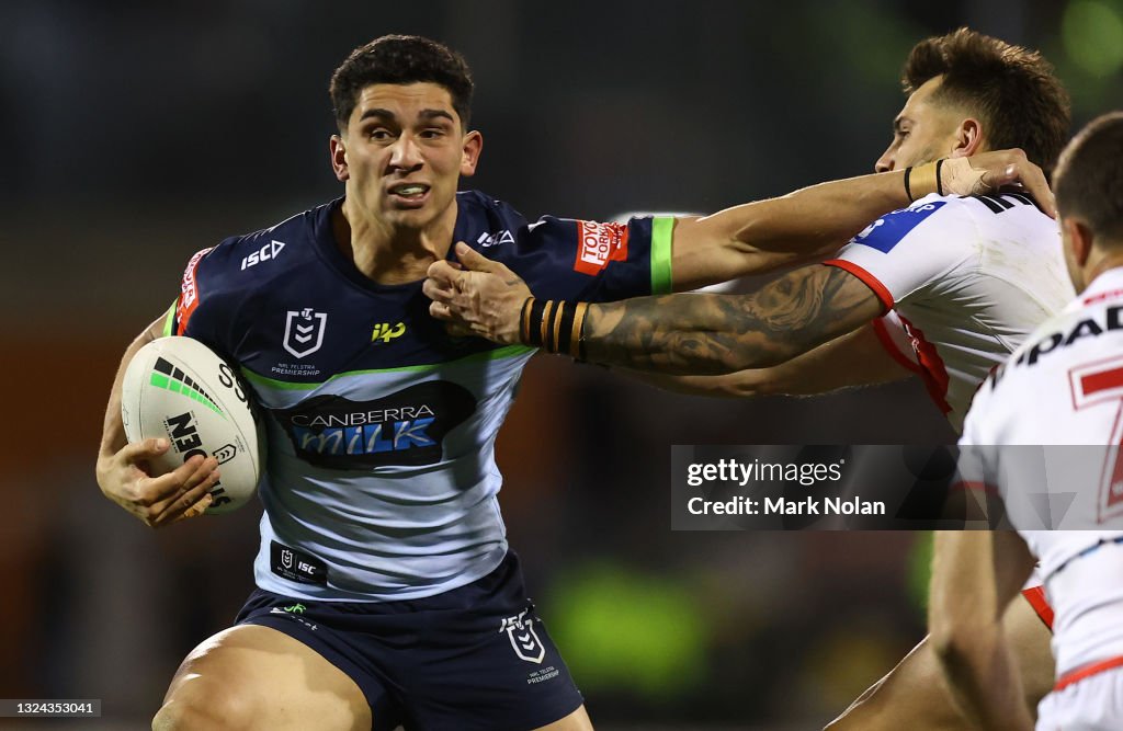 NRL Rd 15 - Dragons v Raiders