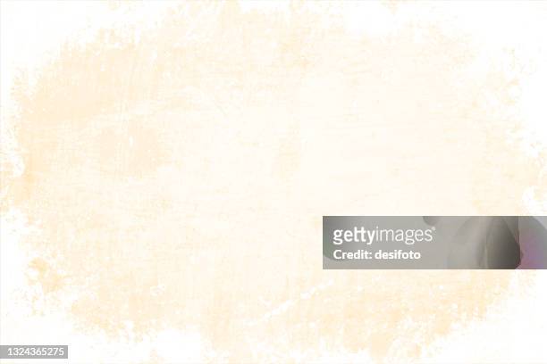 empty blank light cream or beige and white coloured grunge textured blotched and smudged vector backgrounds - watercolor painting stock illustrations