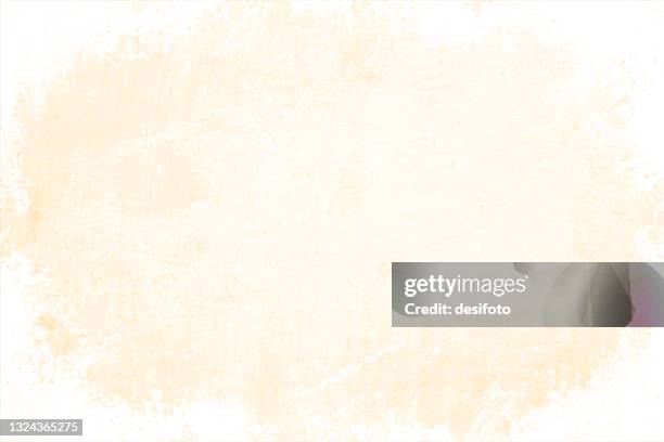 empty blank light cream or beige and white coloured grunge textured blotched and smudged vector backgrounds - neutral paint stock illustrations
