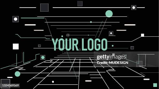 dark space - abstract background - room ceiling light stock illustrations