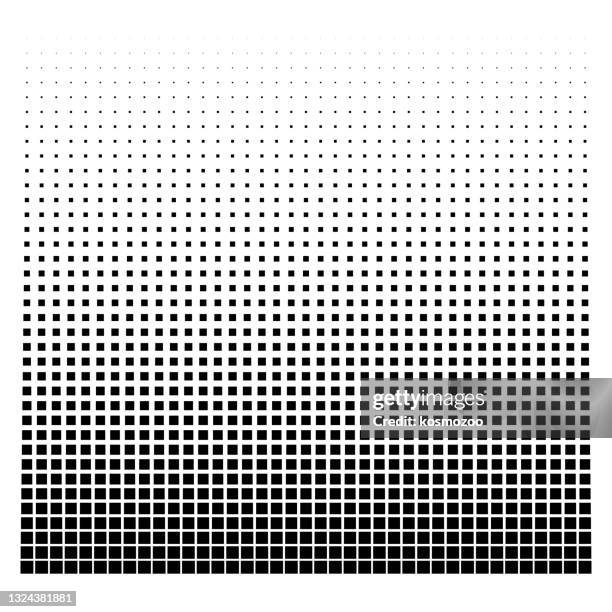 stockillustraties, clipart, cartoons en iconen met halftone abstract background - square