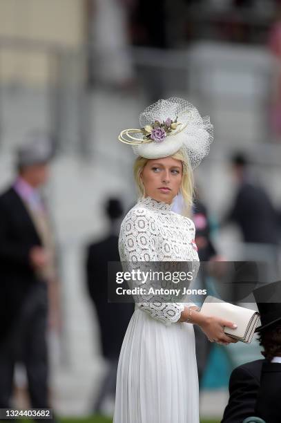 General view of racegoers during Royal Ascot 2021 at Ascot Racecourse on June 19, 2021 in Ascot, England.