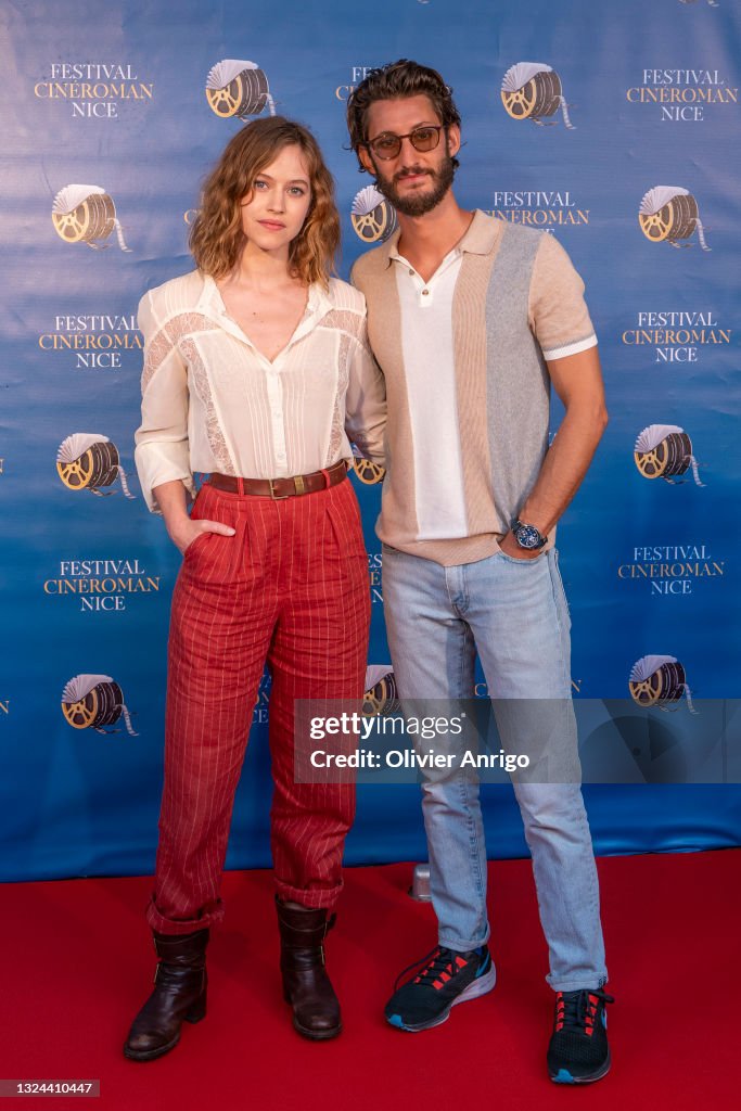 Lou de Laâge and Pierre Niney attend the photocall for The “Boite