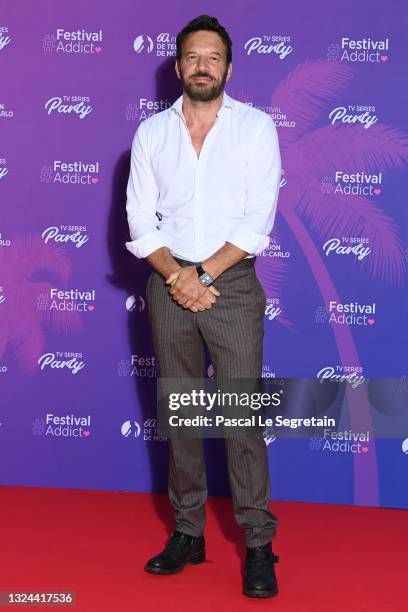 Samuel Le Bihan attends the TV Series Party during the 60th Monte Carlo TV Festival - Day Two on June 19, 2021 in Monte-Carlo, Monaco.