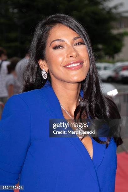 Ayem Nour attends the Closing ceremony of the Plurielles Festival At Cinema Majestic on June 19, 2021 in Compiegne, France.