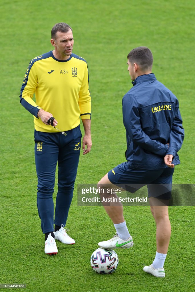 Ukraine Training Session and Press Conference - UEFA Euro 2020: Group C