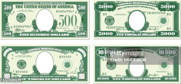 ilustrações de stock, clip art, desenhos animados e ícones de paper bills or money. dollar currency - símbolo do dólar