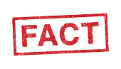 Fact red ink stamp