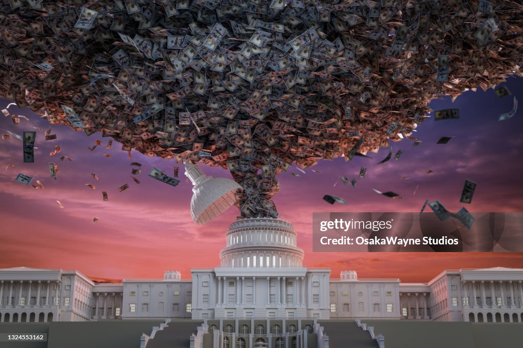 US governement spending and taxation