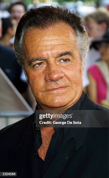 Actor Tony Sirico attends the premiere of "Made" July 10, 2001 at the Village East theatre in New York City.