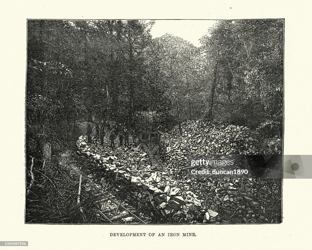 Middlesborough Kentucky, development of an Iron mine, 19th Century