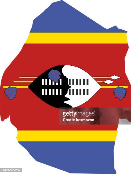 eswatini flag map - swaziland 幅插畫檔、美工圖案、卡通及圖標