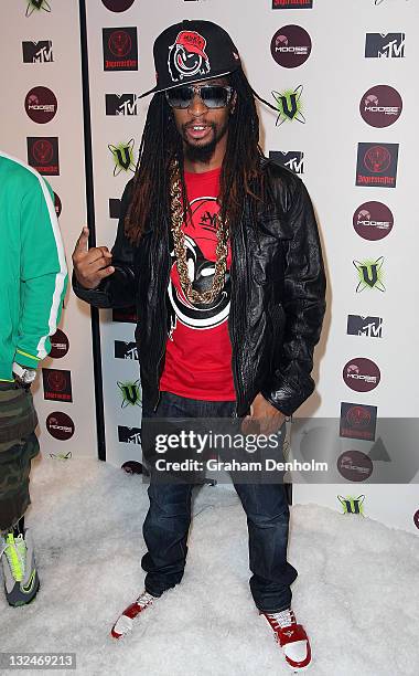 Lil Jon arrives at the MTV Snow Jam 2011 VIP launch event on July 14, 2011 in Melbourne, Australia.