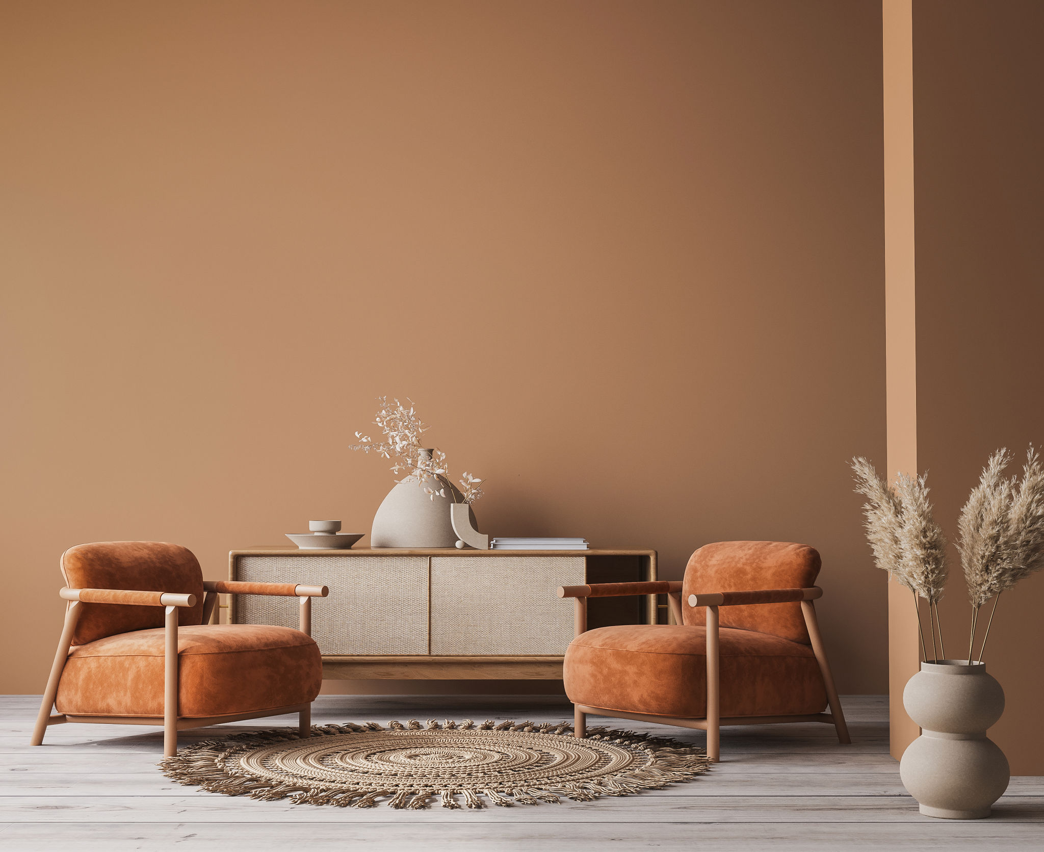 warm tones furniture