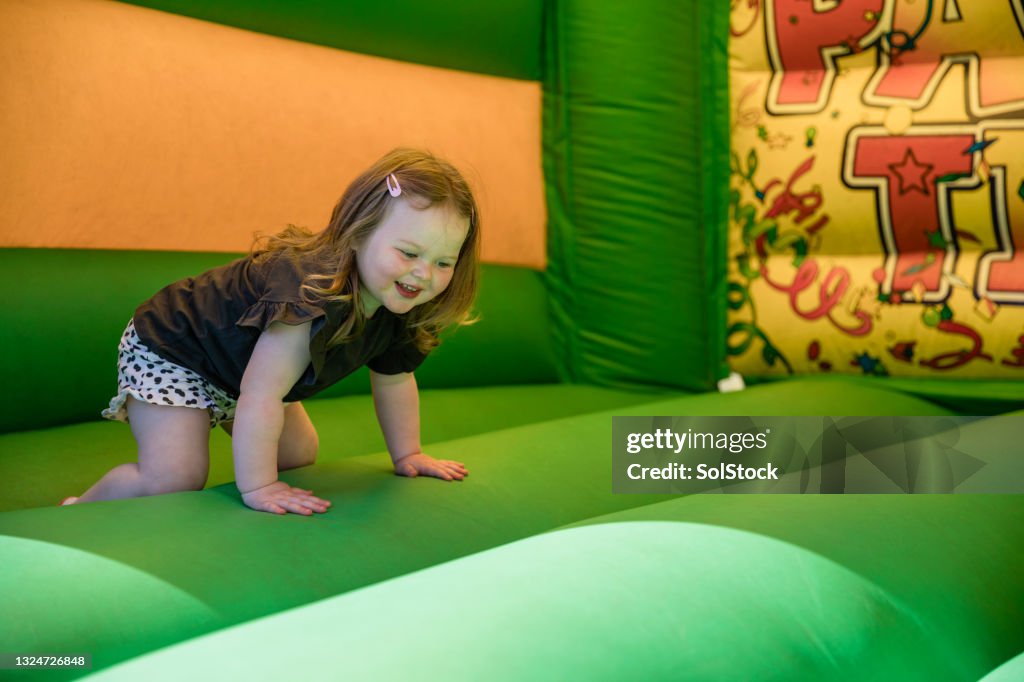 Fun on the Bouncy Castle