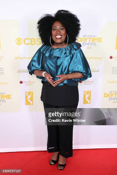 In this image released on June 21, Sheryl Underwood attends the 48th Annual Daytime Emmy Awards at Associated Television Int'l Studios in Burbank,...