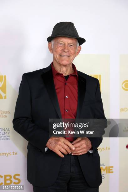 In this image released on June 21, Max Gail attends the 48th Annual Daytime Emmy Awards at Associated Television Int'l Studios in Burbank, California.