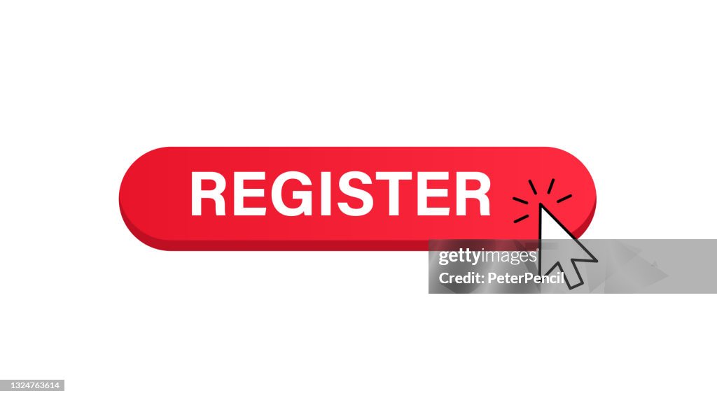Register Button And Cursor Vector Stock Illustration High-Res Vector ...