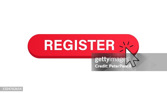 Register Animation Button Register Button And Cursor Vector Stock Illustration High-Res Vector ...