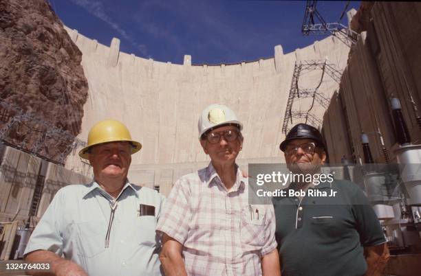 These three original Hoover Dam workers total 145 combined years working at Hoover Dam. For 37 years, Joe Kine dangled 700 feet above the riverbed in...