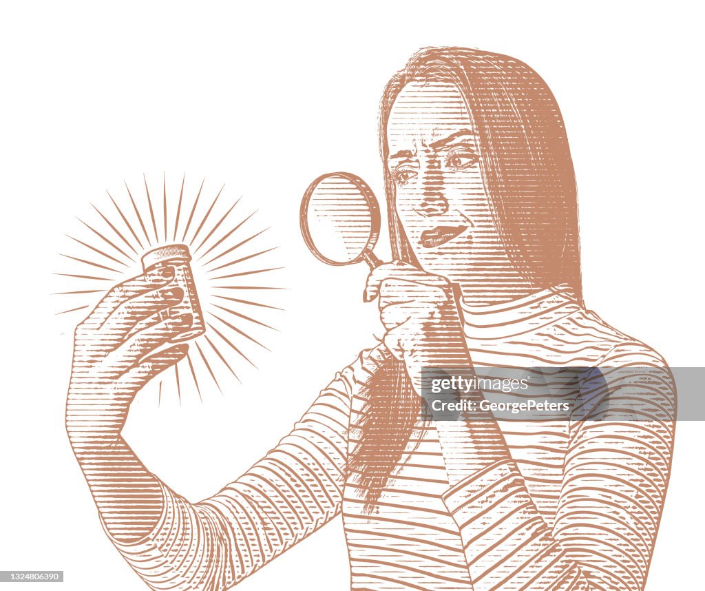 Woman and prescription medicine