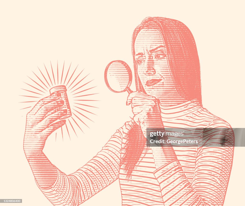 Woman and prescription medicine