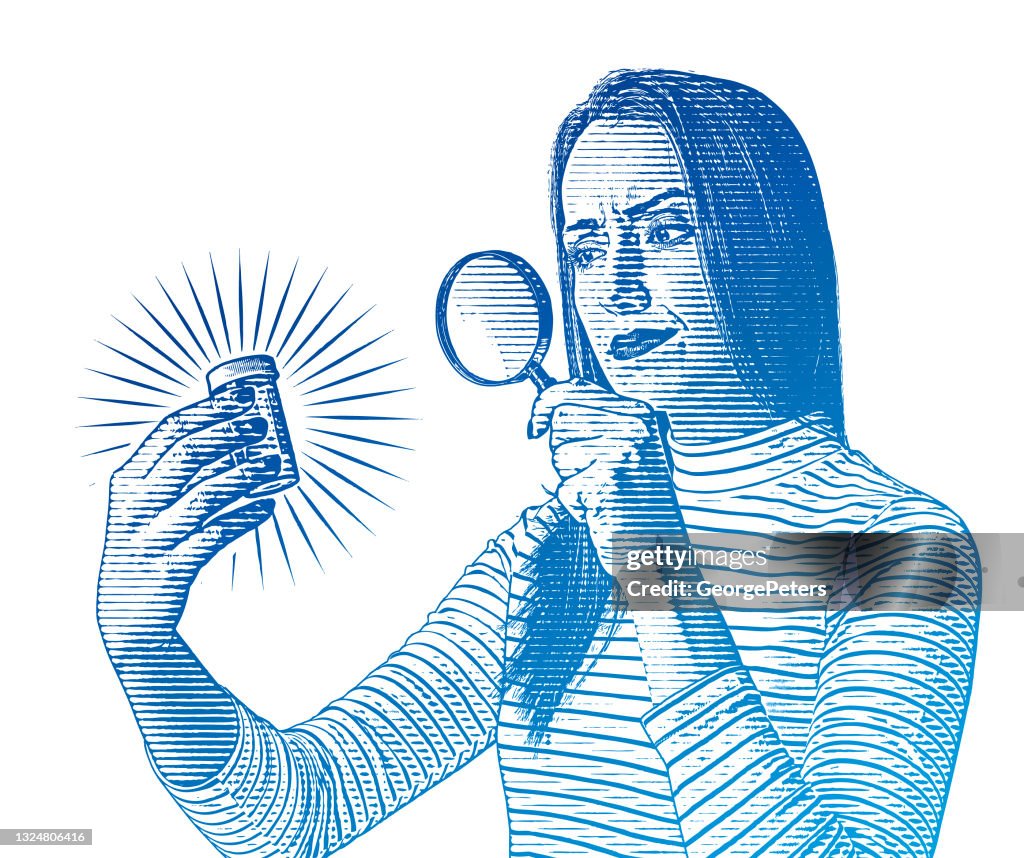 Woman and prescription medicine