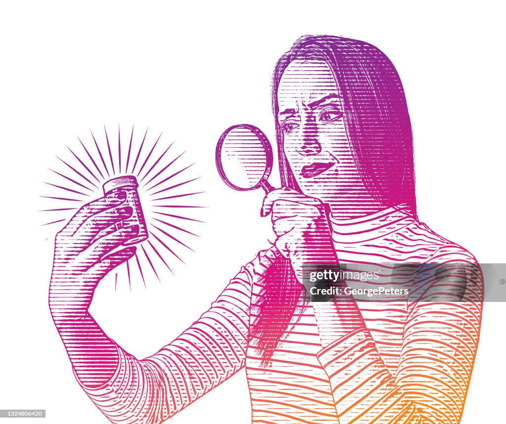 Woman and prescription medicine