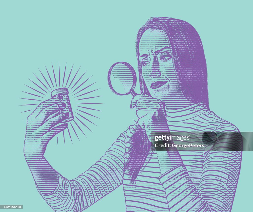 Woman and prescription medicine