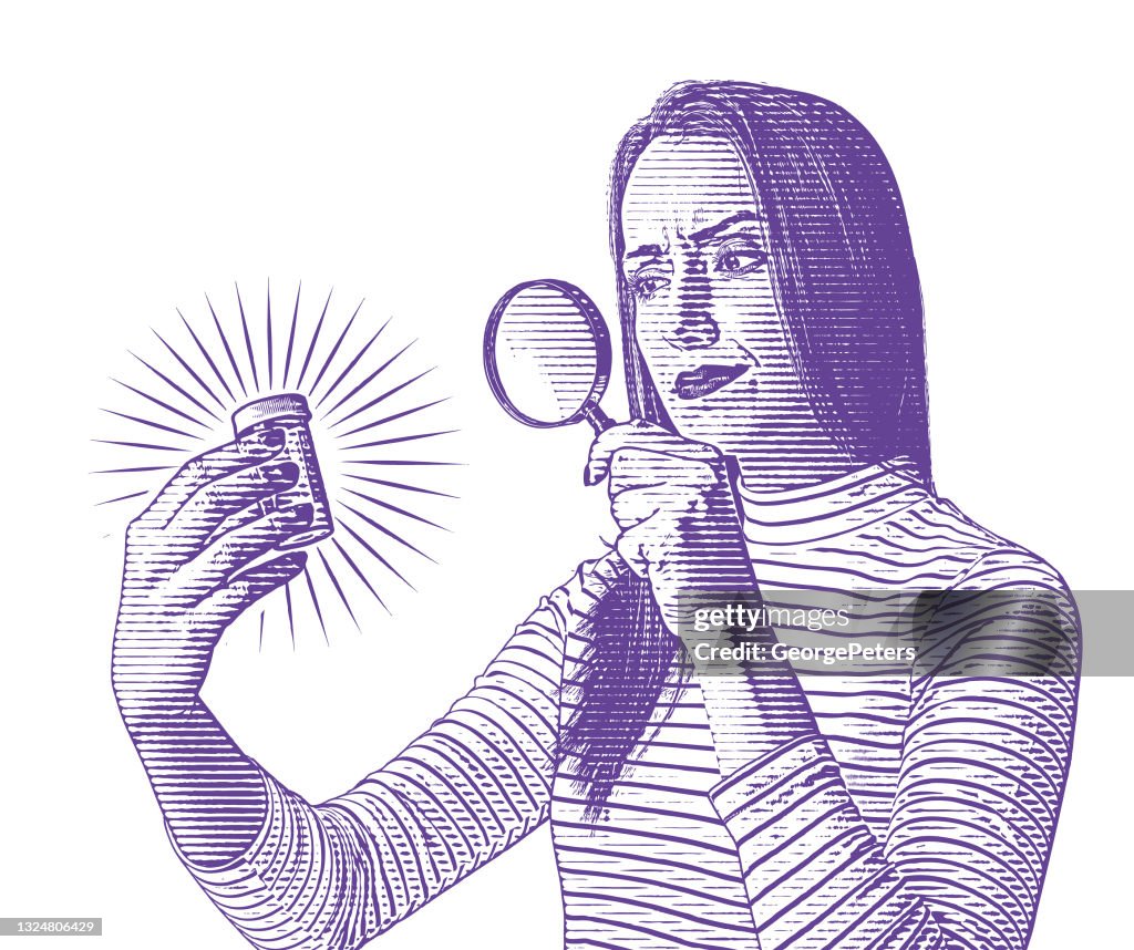 Woman and prescription medicine