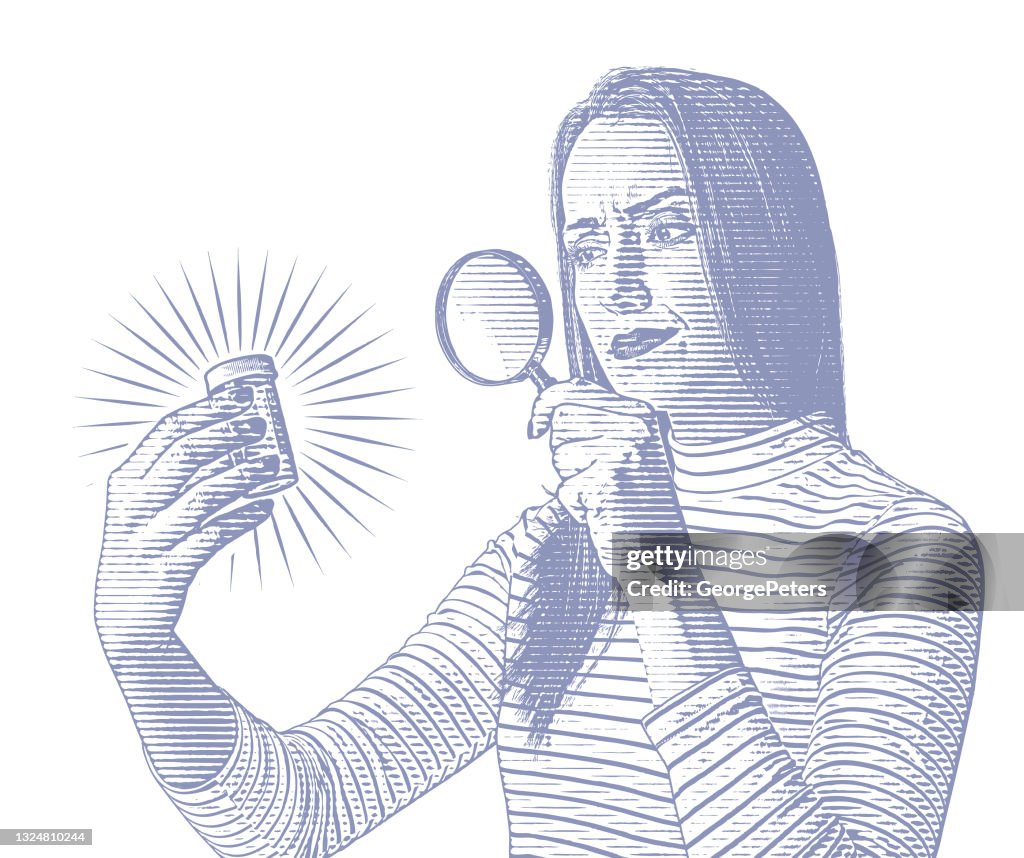 Woman and prescription medicine