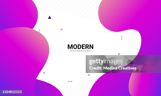 Modern Abstract Fluid Gradient Colors Shapes Design High-Res Vector ...