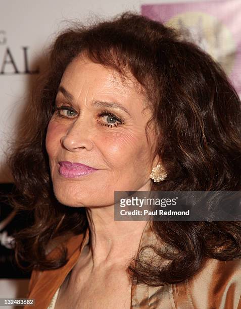 Actress Karen Black arrives at "Nothing Special" - Los Angeles Premiere at Laemmle Music Hall on November 11, 2011 in Beverly Hills, California.