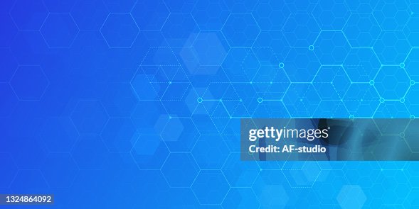 Abstract Hexagonal Blockchain Network Background Abstract Hexagonal Blockchain Network Background