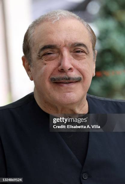 Nino Frassica attends “School Of Mafia” Photocall at Visconti Hotel on June 22, 2021 in Rome, Italy.