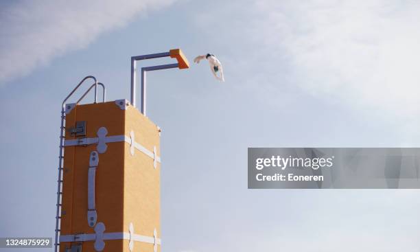 holiday - travel concept with suitcase - flight path stock pictures, royalty-free photos & images